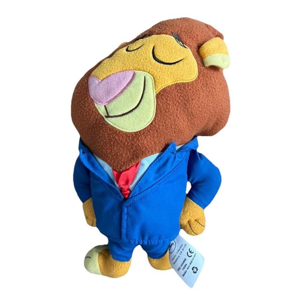 Zootopia Mayor Leodore Lionheart LION Plush Toy Doll 14" Disney Store Pillow
